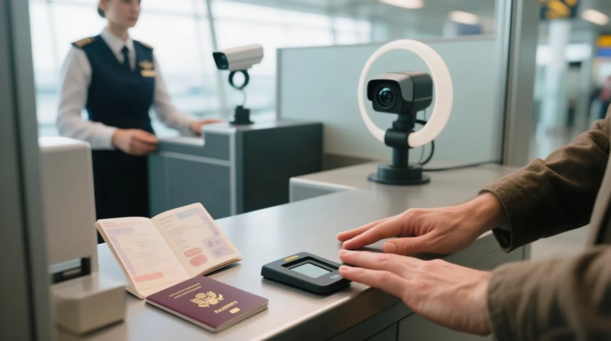 Biometric Scanning at Saudi Airport Border Control